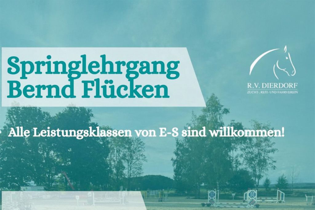 Springlehrgang Bernd Flücken